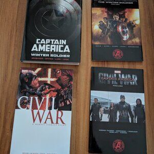 Collection of Captain America/Marvel comics/graphic novels